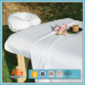 Günstige Großhandel Plain White Cotton Twin Spannbettlaken für Massage / Spa Tisch